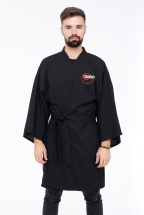 Халат кимоно черный SACO